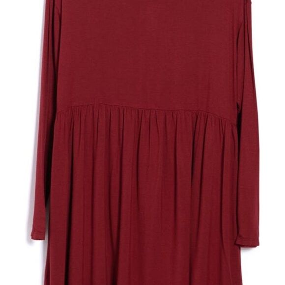 Baea baby doll mini dress xl color brick size XL - Picture 3 of 8